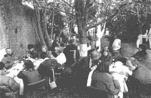 French Cook im Garten